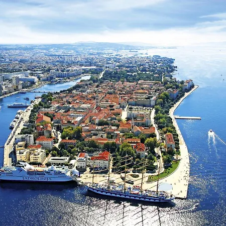 In With Sea View, Balcony, Air Conditioning, Wifi 858-2 Lejlighed Zadar